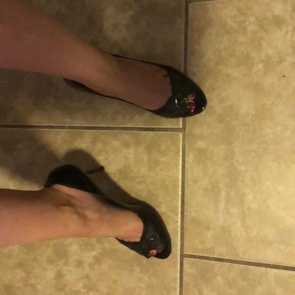 Jimmy Choo corset peep toe pumps size 38.5 - Picture 8 of 8